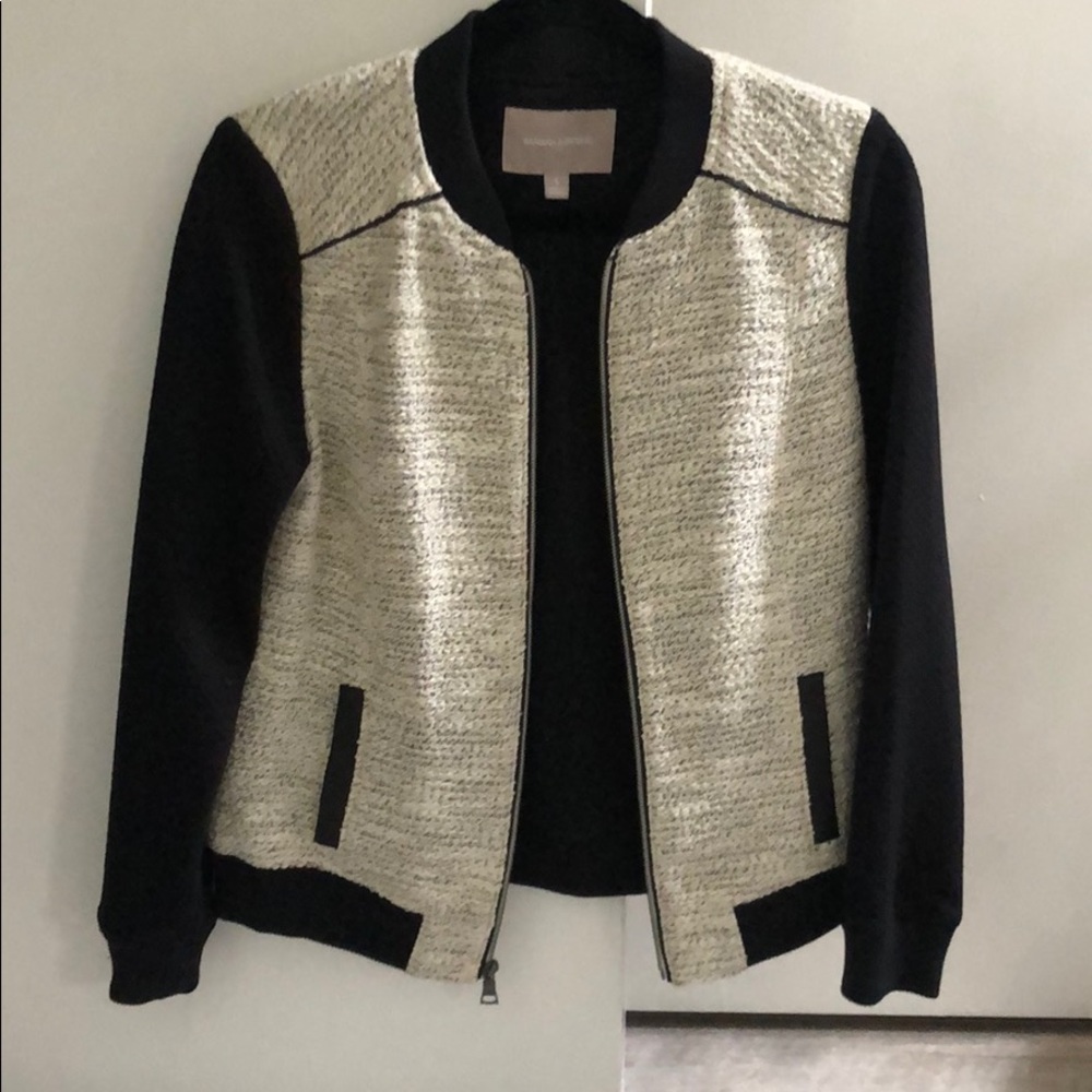 Banana republic cotton and twill jacket NWOT
